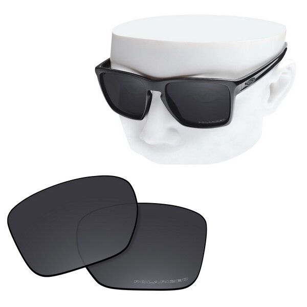 OOWLIT Anti-Scratch Replacement Lenses for-Oakley Sliver XL OO9341 Etched Polarized Sunglasses