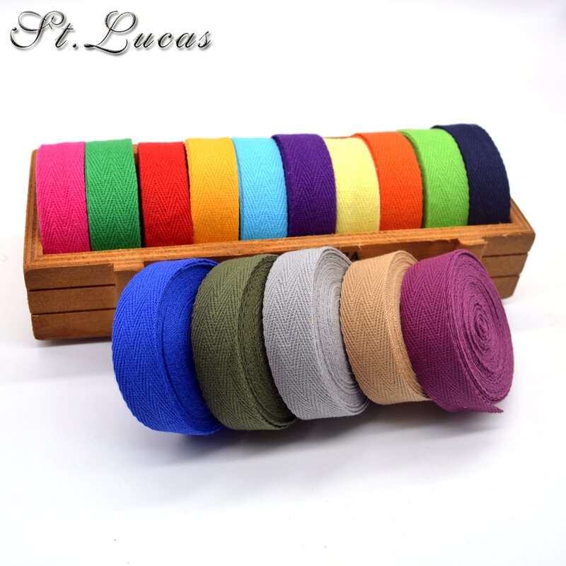DIY New colourful 10mm chevron 100% cotton ribbon webbing herring bonebinding tape lace trimming for packing accessories