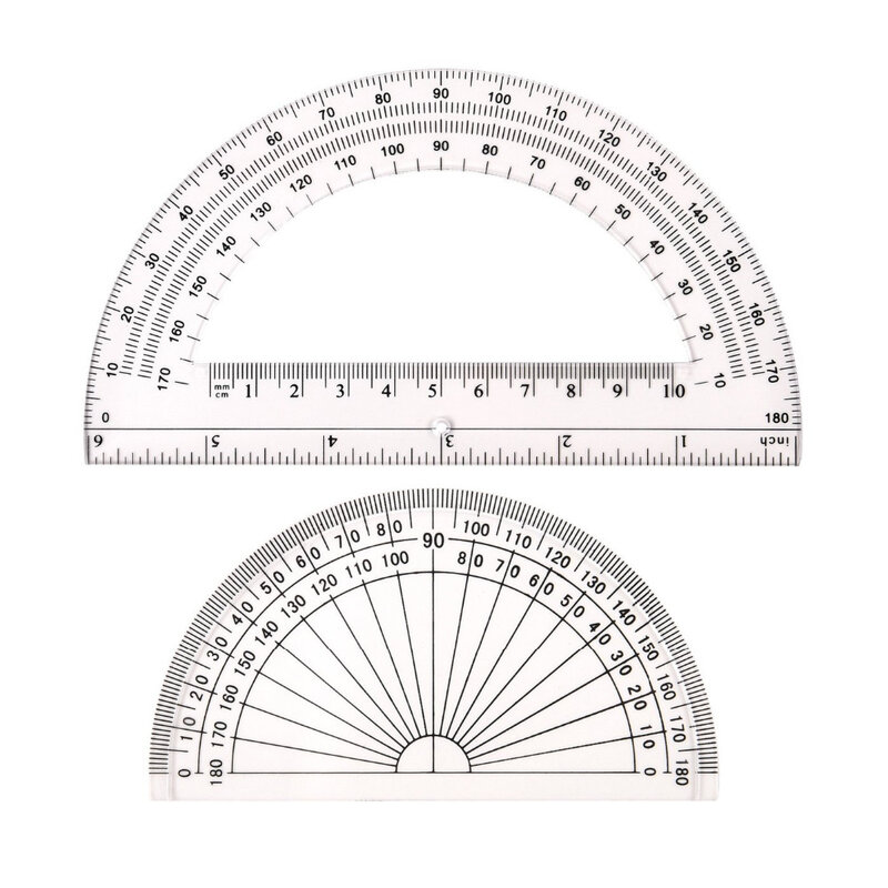 Student Drawing Compass Math Geometry Tools Protractor Angle Measurement (1 Compass +2 Protractor)