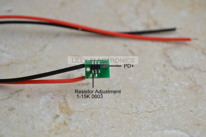 2 piezas 635nm 650nm 780nm 1-20 mw diodo láser LD APC Placa de controlador PCB