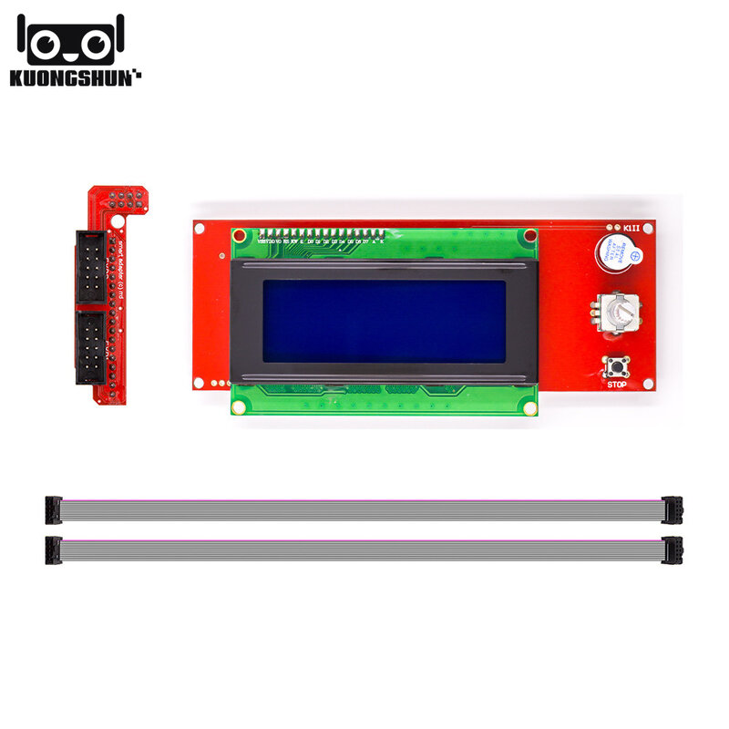 1 sztuk wyświetlacz LCD 3D drukarki Reprap inteligentny kontroler Reprap rampy 1.4 2004 sterowania LCD
