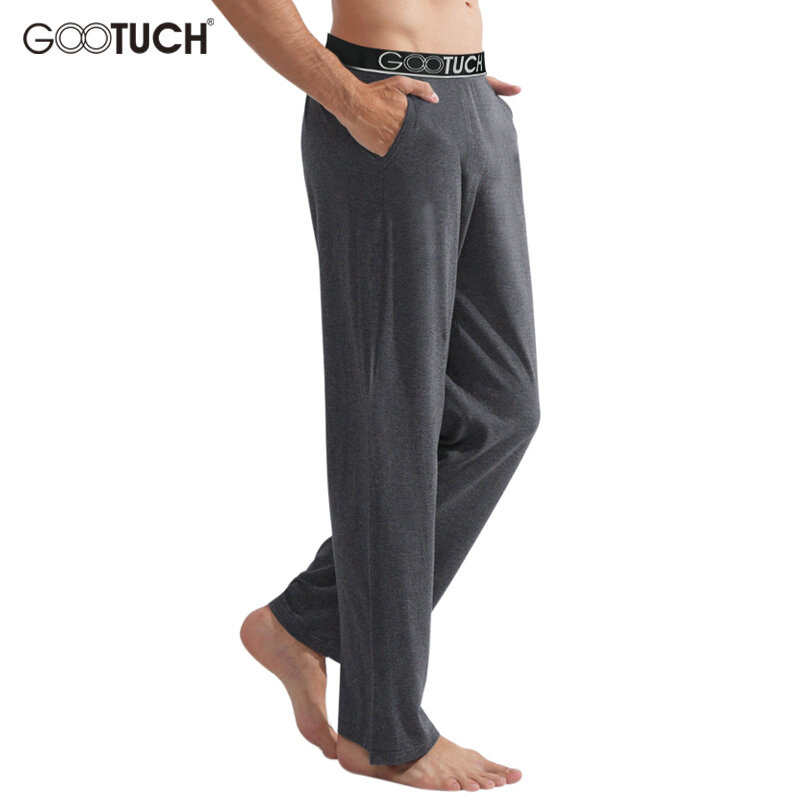 Pijama de bottoms para dormir confortável masculino, calça masculina para casa, roupa íntima, pijama plus size, 3007