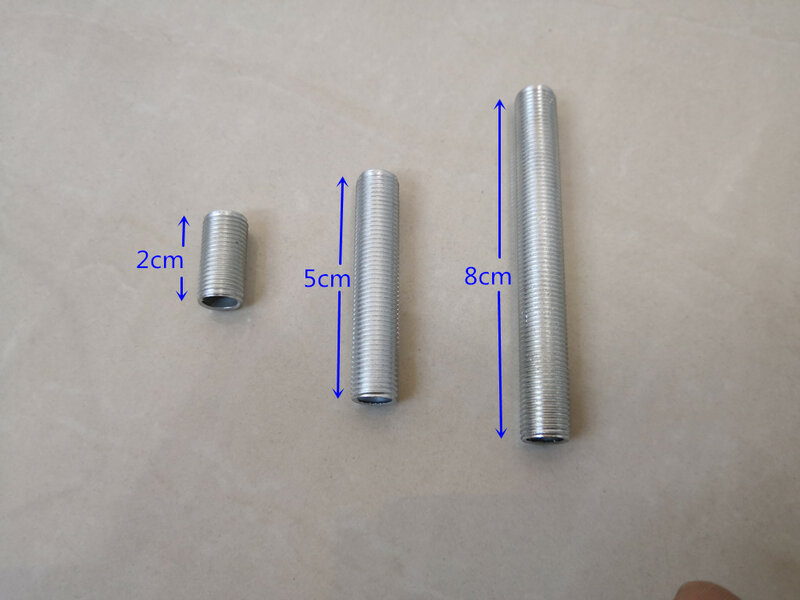 M10 Hollow Threaded tube Hollow screw Lamp cap fixing screw M10 Hollow screw Outer diameter: 10mm Thread distance: 1mm