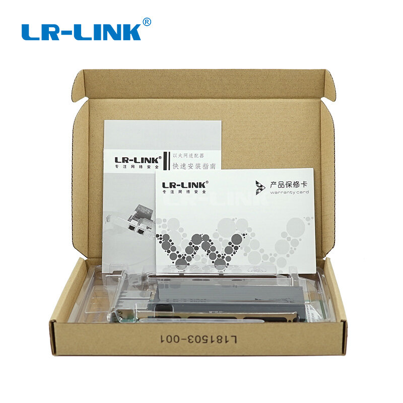 LR-LINK 9802BT 10Gb PCIe Network Card Ethernet Server Adapter Dual-port NIC Based on Intel X540-T2