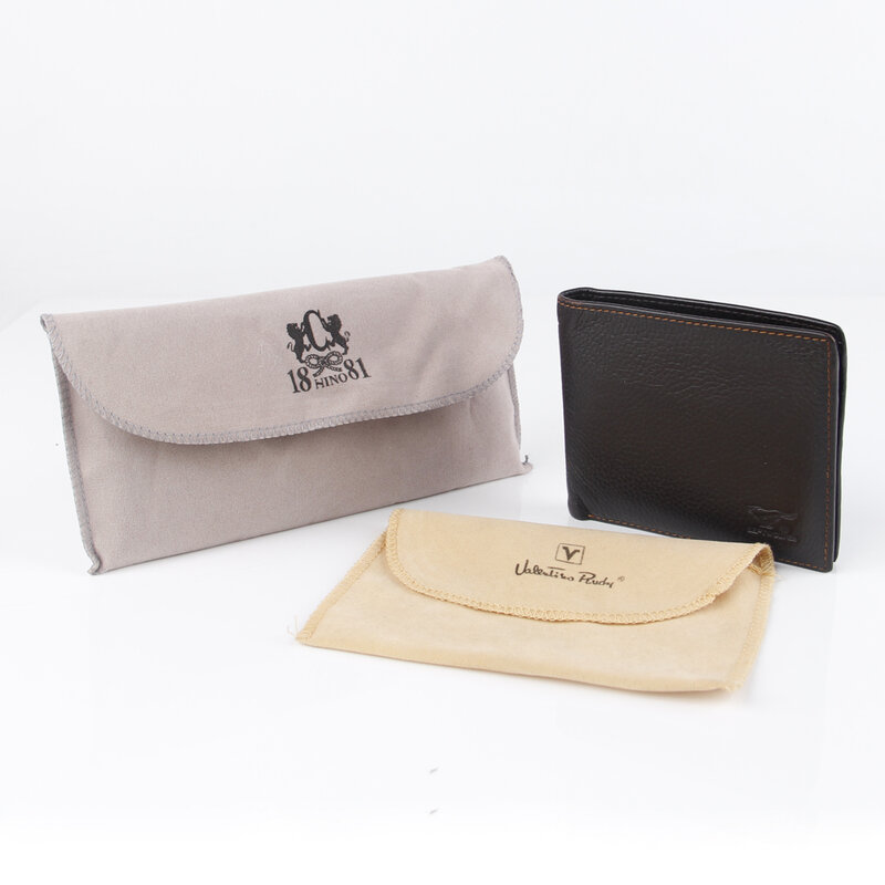 Custom logo fashion velvet pouch for gift and jewelry