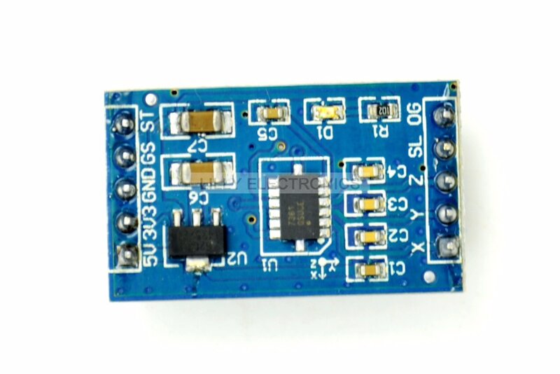 2 stks/partij MMA7361 Accelerometer Sensor Module voor Arduino Vervangen voor MMA7260