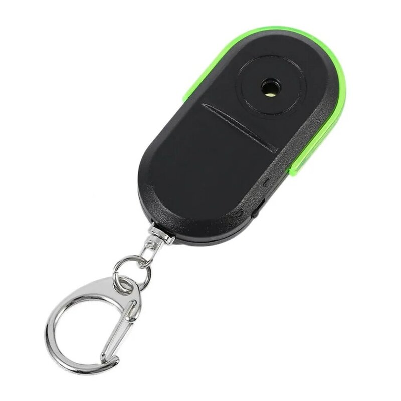 Portable Ukuran Orang Tua Anti Hilang Alarm Key Finder Nirkabel Berguna Peluit Suara LED Lampu Locator Finder Gantungan Kunci