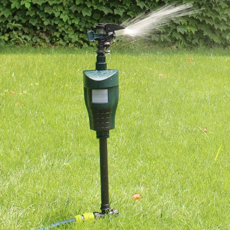 Animal Away Scarecrow Garden Pest Control Jet Spray Repellent Driving Small Animals Repellent  Used Outdoor#31006