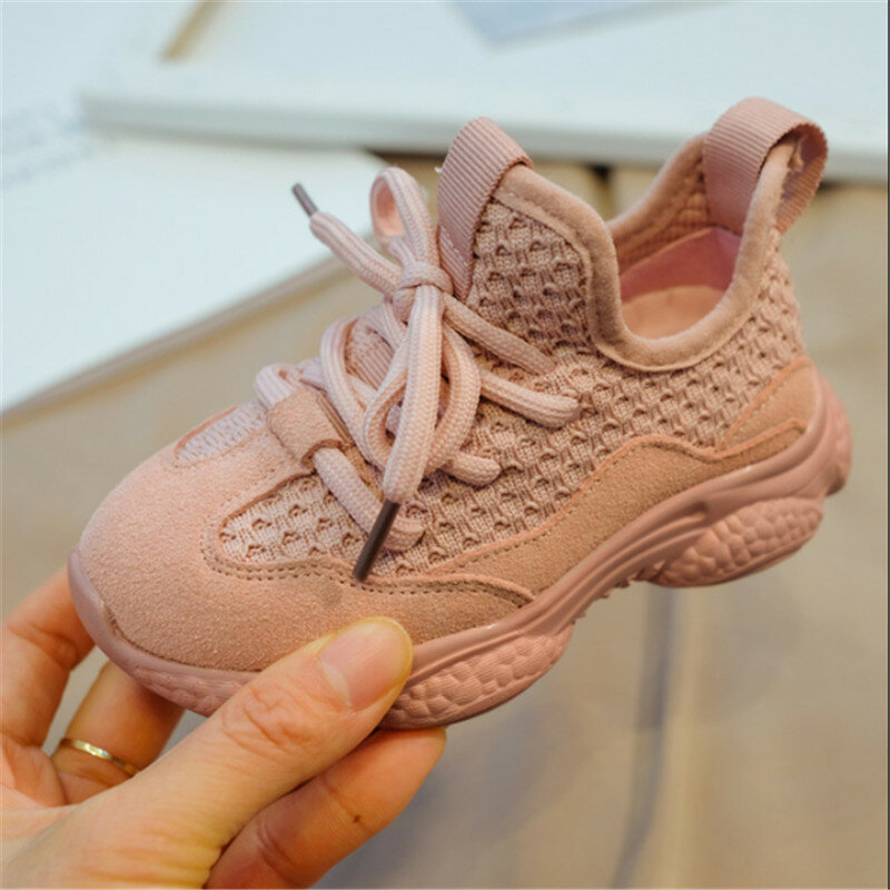 2023 nuova primavera/autunno scarpe per bambini Unisex bambino ragazzi ragazze Sneaker Mesh traspirante moda Casual scarpe per bambini 21-30