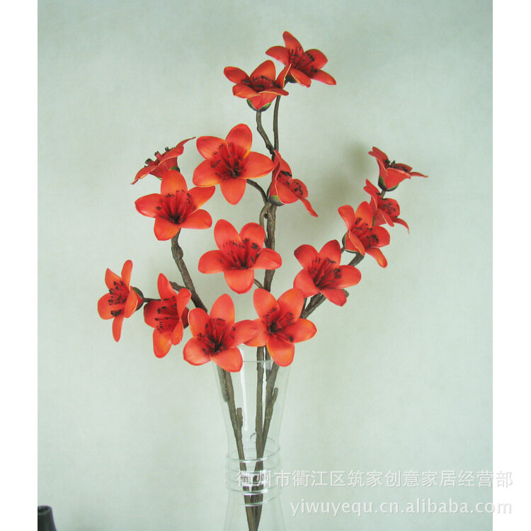 Quzhou-flores artificiales de seda, decoración suave, sector Shu Park, suministro especial