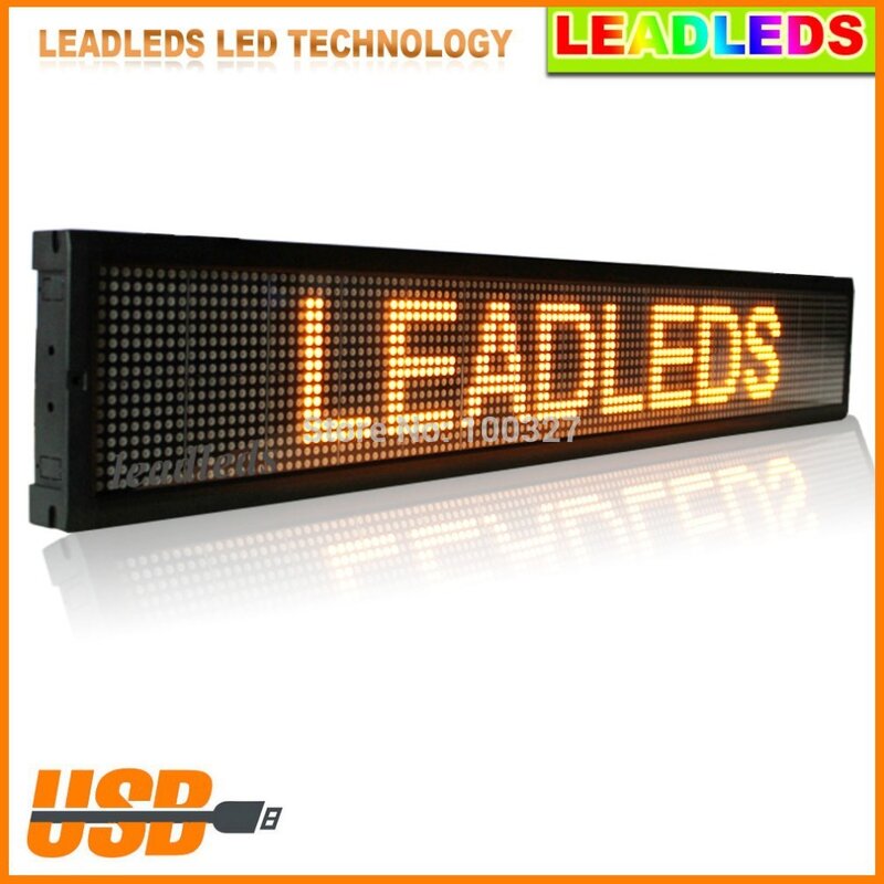 Panneau d'affichage LED programmable à distance avec Wi-Fi, panneau de voiture populaire, panneau de véhicule, affichage d'usine, 40 pouces, 12V, 24V