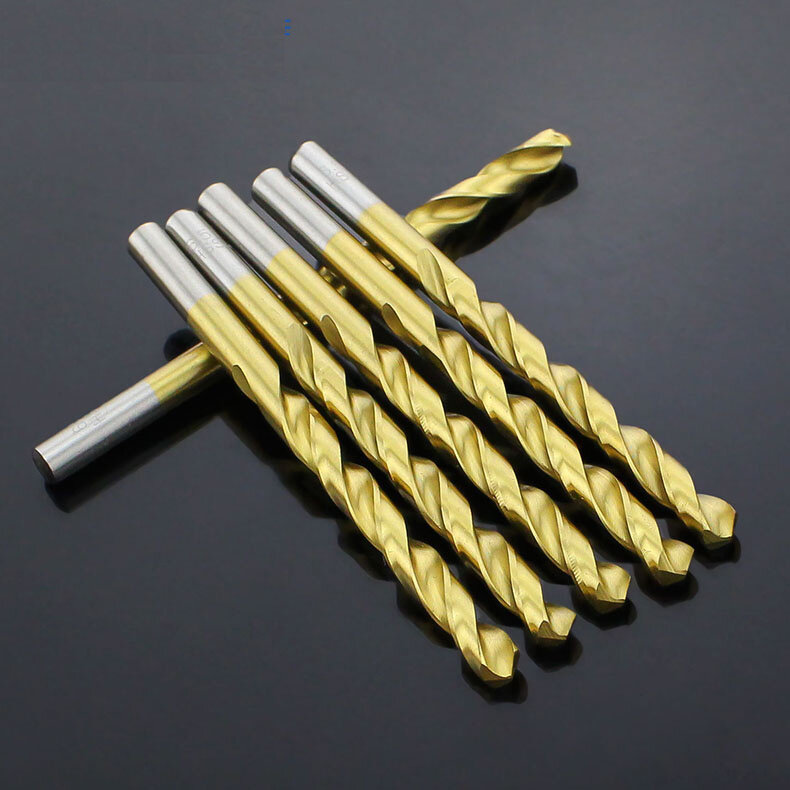 1mm 1,1mm 1,2mm 1,3mm 1,4mm 1,5mm 1,6mm High Speed Steel HSS Titan Beschichtet metall Holz Kunststoff Gerade Schaft Spiralbohrer