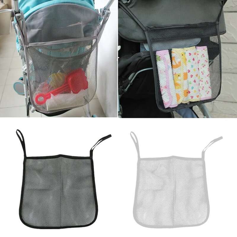 휴대용 유모차 메쉬 가방, 유모차 메쉬 가방, 아기 야외 메쉬 가방, 아기 유모차 액세서리, 1 개, 2 개, 신제품