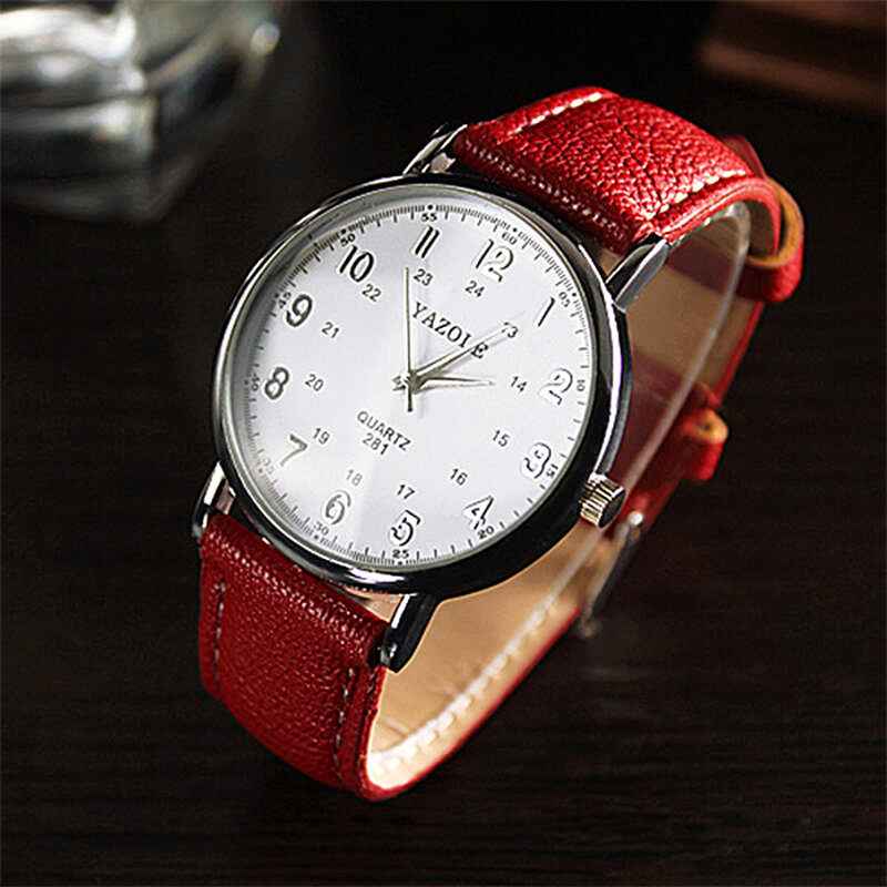 YAZOLE Top marka zegarek męski mężczyzna zegarka mody męskie zegarki w stylu casual skórzany zegar reloj hombre relogio masculino erkek kol saati