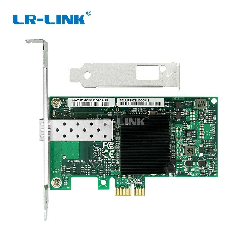 LR-LINK 9260pf-sfp/lx pci-express x1 placa de rede gigabit fibra óptica desktop ethernet adaptador intel 82576