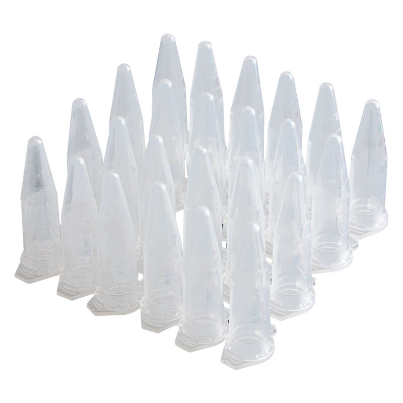 Mini tube à essai en plastique pour centrifugeuse, d'extraction de laboratoire, bouchon à pression, transparent, 42x11mm, 100 ml, 1.5 pièces