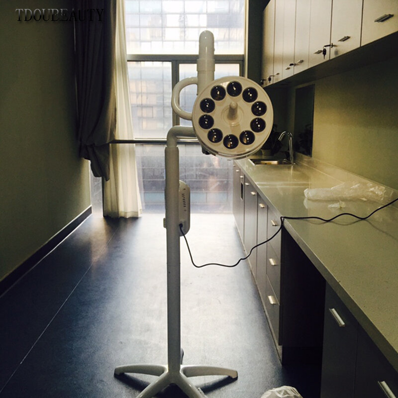 2022 cirúrgica vertical lâmpada de inspeção móvel dental hospital beleza plástico shadowless luz ampla tensão 90v-230v frete grátis