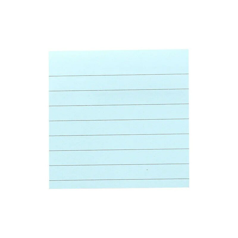 1pc simples papel kraft linha horizontal pequena nota livro doce cor quadrado mensagem nota repetidamente postada nota pegajosa