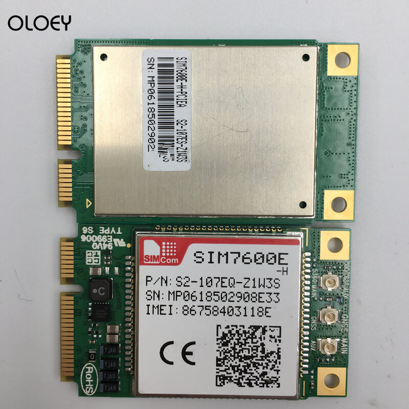SIMCOM SIM7600E-H MINIPCIE CAT4 โมดูล LTE LTE-FDD โมดูลรับประกัน 100% ใหม่ Original SIM7600
