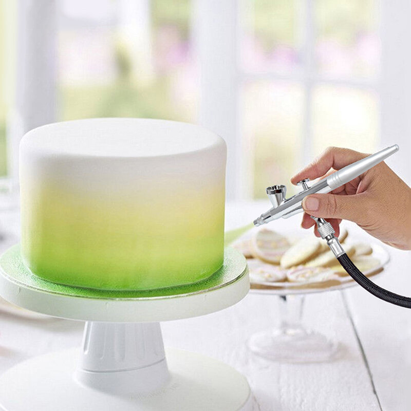 12 색 케이크 음식 색칠 설정 케이크 장식에 대 한 10ml 자연 잉크 케이크에 대 한 다채로운 에어 브러쉬 액세서리 DIY