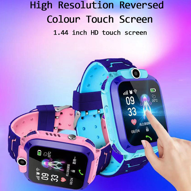 Smartwatch dla dzieci telefon dla dzieci zegarek Smartwatch dla chłopców dziewcząt z kartą Sim zdjęcie wodoodporny IP67 prezent dla IOS Android
