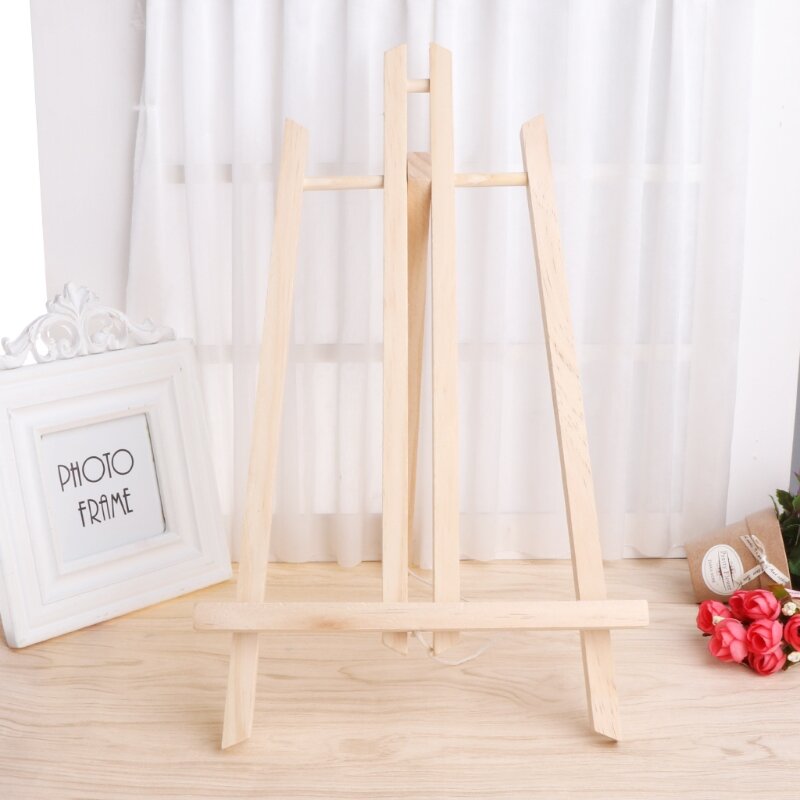 Wood Easel Advertisement Exhibition Display Shelf Holder Studio Painting Stand 10166