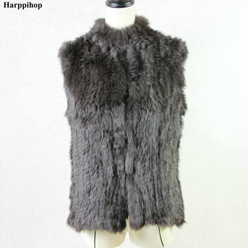 ウサギの毛の毛皮のコート,女性のファッション,暖かい色,さまざまな色,オプションのカーキ,黒,灰色,プラスサイズ