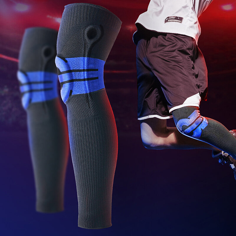 WorthWhile-rodilleras acolchadas de silicona elástica para baloncesto, rodillera de soporte para rótula, equipo de Fitness, Protector deportivo para voleibol