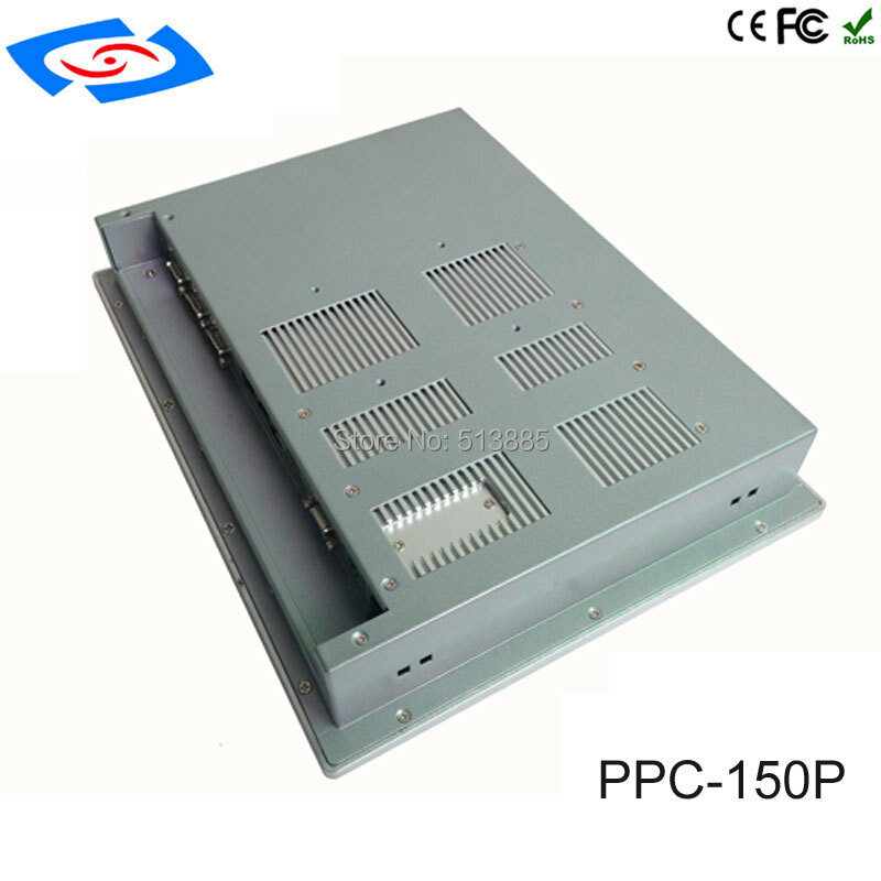 2024 15" Industrial Panel PC With Celeron N2930 CPU  4G RAM 64G SSD  4 COM  2 LAN