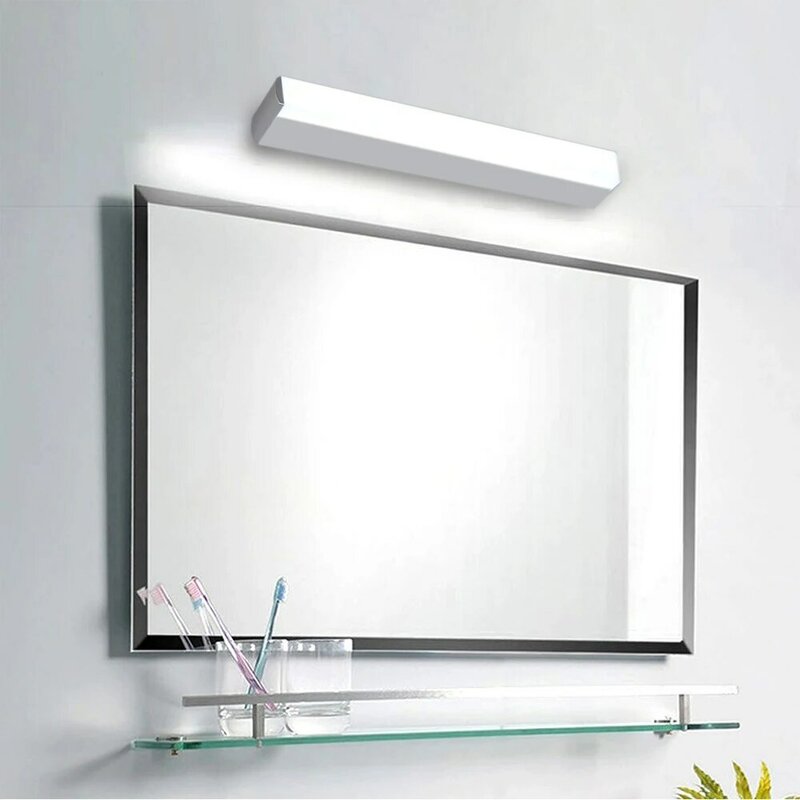 Super Bright 12W 16W Long Strips LED Mirror Light Simple Style Indoor Decor Wall Lamp for Bathroom Bedroom Kitchen