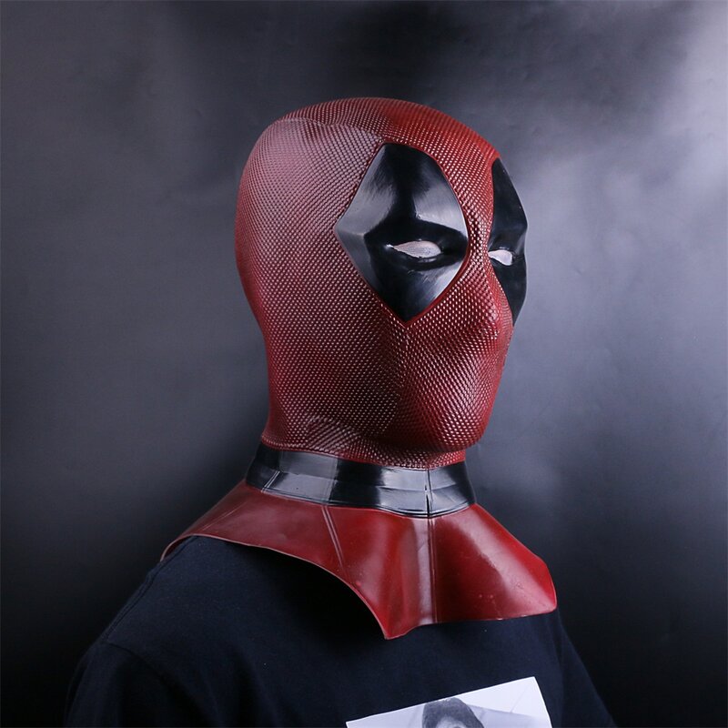 Deadpool-mascarilla de superhéroe para Cosplay, 2 máscaras, accesorios para Halloween