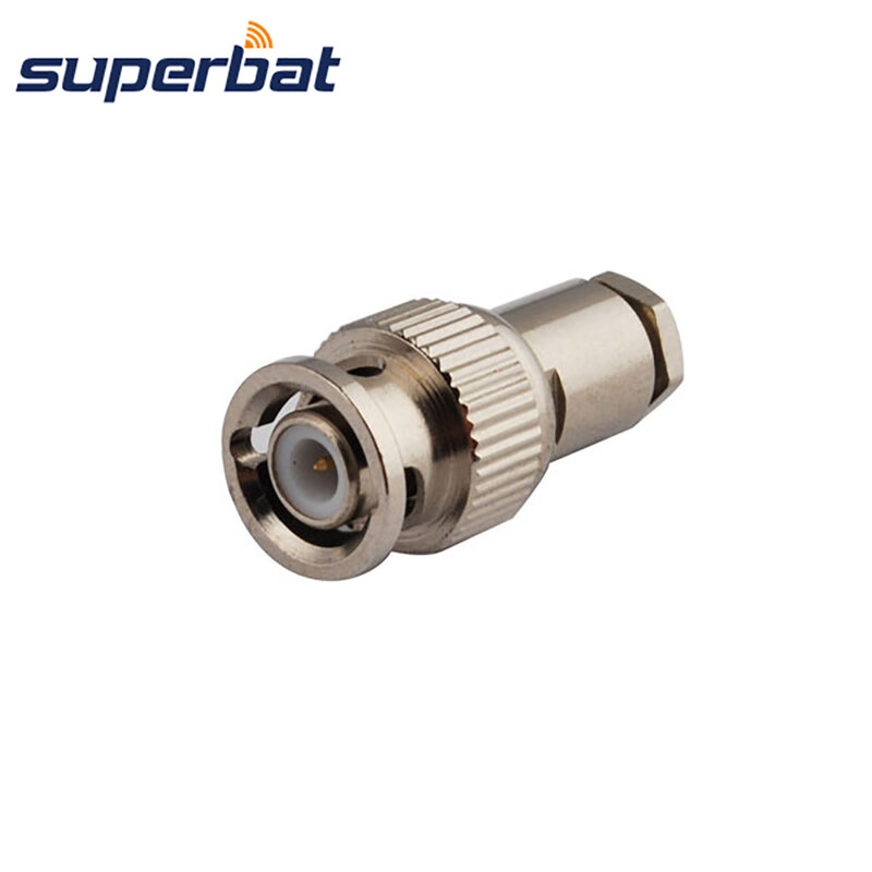 Conector Coaxial RF macho Superbat mini-bnc para Cable LMR100 RG316 RG174