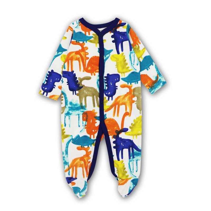 Baby Jongen Meisje Footies Pyjama Originele Katoen Lente Nachtkleding 1 Stuk Pja Moeder Dier Kerst Overall Baby'sets