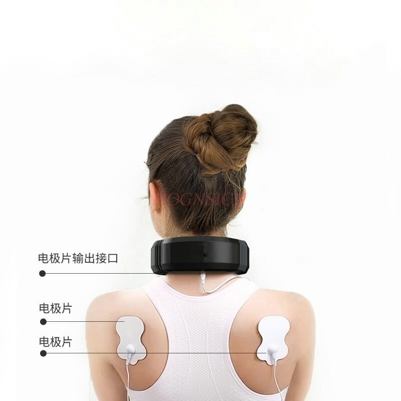 Cervical massageador multi função corpo eletrônico inteligente pescoço instrumento pescoço podridão cintura ombro elétrico massagem travesseiro