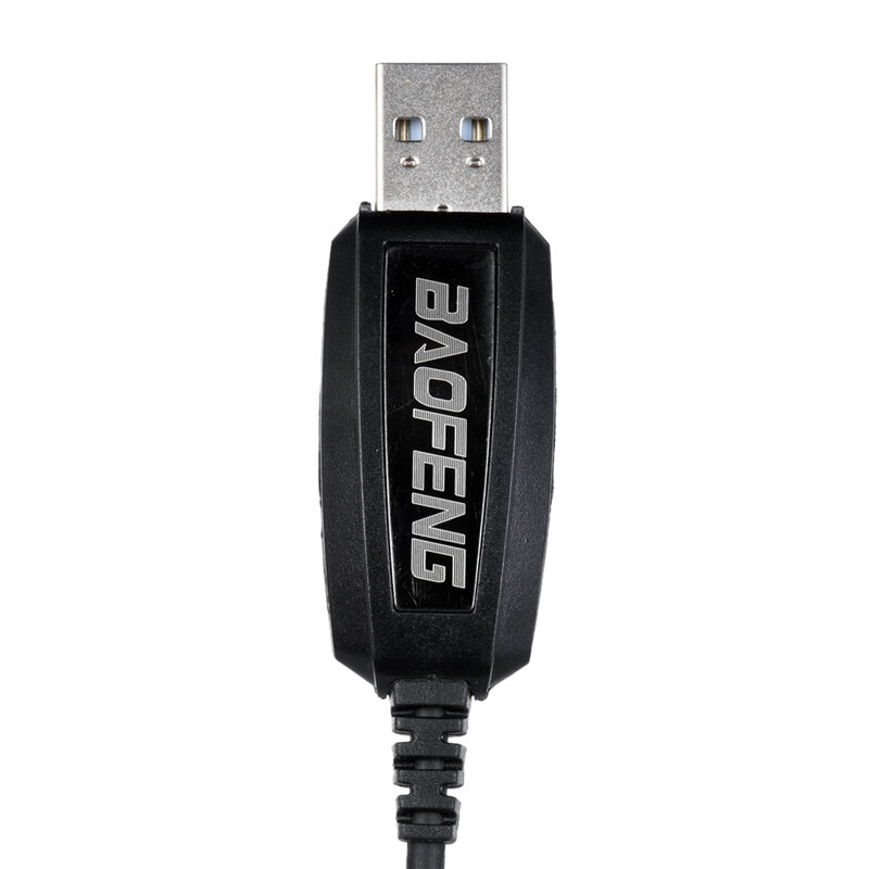 Baofeng – Câble de programmation USB, 2 broches pour talkie-walkie, radio UV-5R BF-888s, UV5R K, 50 km, pilote gravé sur CD, port, 100% original