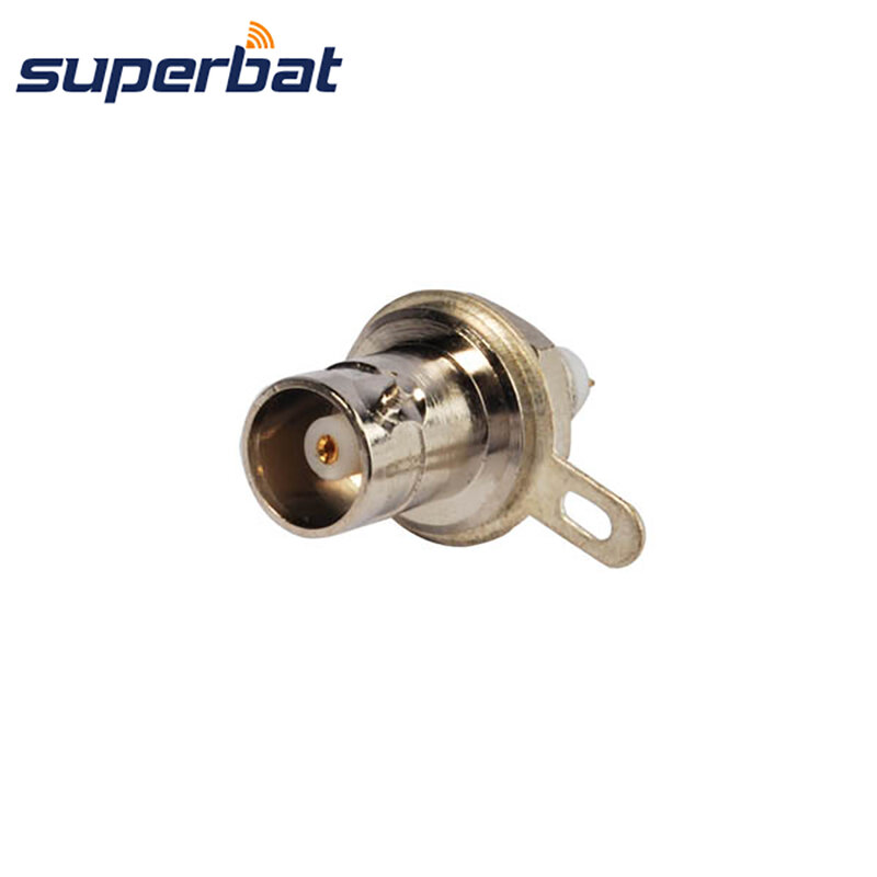 Superbat Mini-BNC Panel Mount Female with Nut Bulkhead and Solder up RF Coaxial Connector
