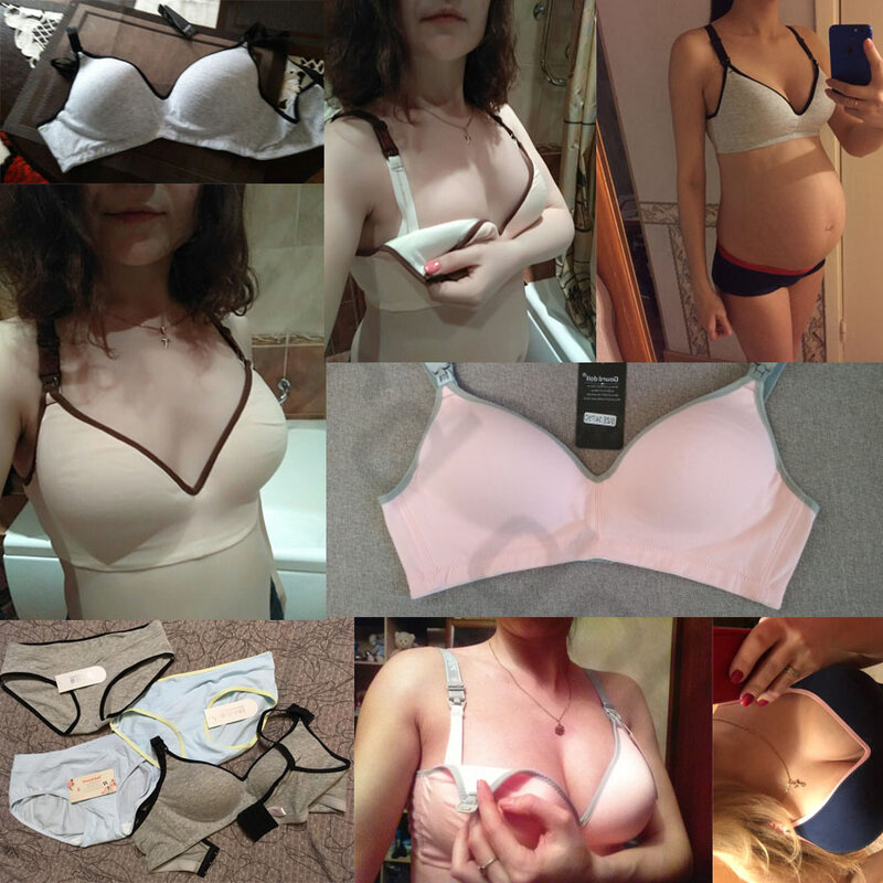 34-40 BC reggiseni per allattamento al seno in cotone per allattamento al seno reggiseno per dormire per donne in gravidanza soutien gorge allaitement underwear