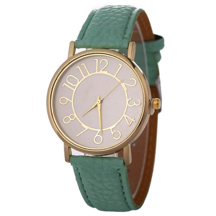 SANYU proste mody zegarek kwarcowy okrągłe kobiety zegarek analogowy zegarki aluminiowe
