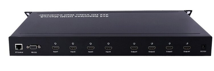 Nahtlose schalter 4x4 HDMI matrix & 2X2 HDMI video wand controller