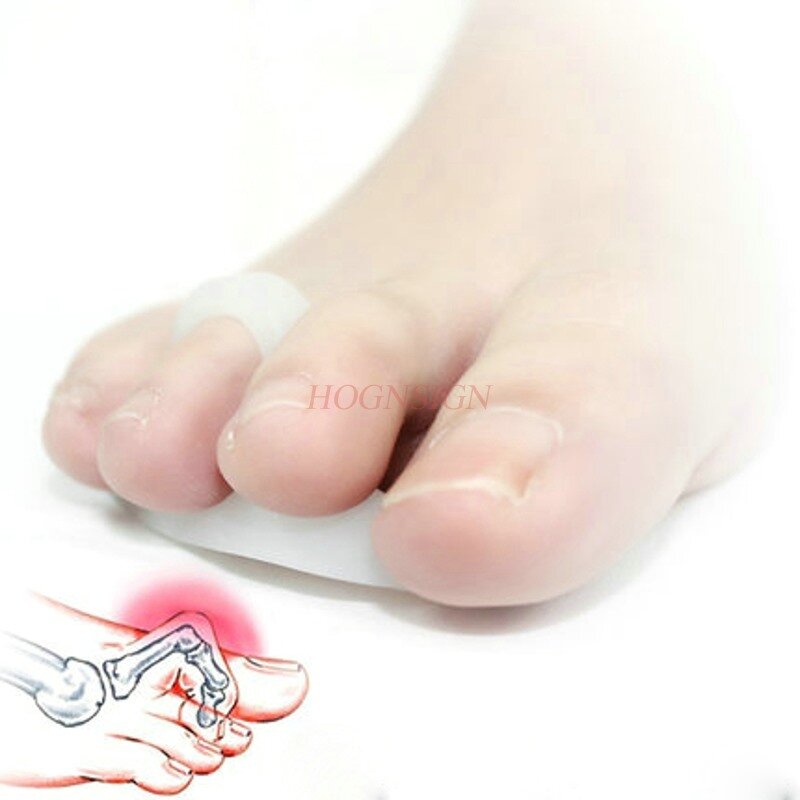 Almofada para correção de dedo do pé em forma de martelo, confortável, gel de alta elasticidade