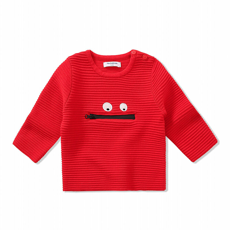 Balabala/детский трикотажный свитер с графикой в рубчик; топы с длинными рукавами для новорожденных; одежда для маленьких мальчиков и девочек; о...