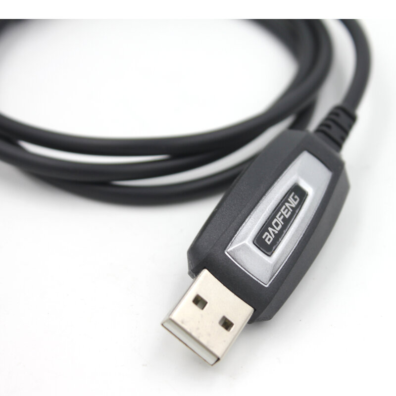 BAOFENG-Cable de programación USB con CD de controlador para UV-5R, UV-82, BF-888S Plus, Radio portátil con enchufe K