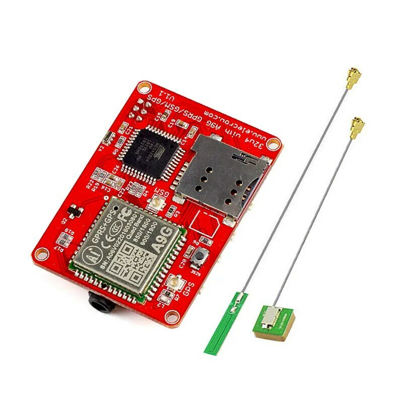 Elecrow ATMEGA 32u4 A9G модуль GPRS GSM плата GPS четырехдиапазонный 3 интерфейса GPRS набор «сделай сам» GPS датчик беспроводные интегрированные модули IOT