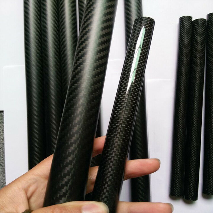 30*27*1000 mm 3K Processing Carbon Fiber Roll Tube for RC Airplane