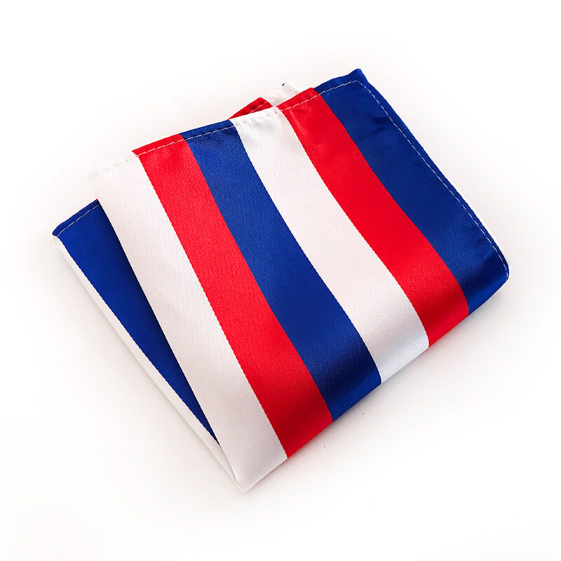 Männer Taschentuch Platz Gehobenen Polyester Mode Taschentuch Handtuch für Zubehör Formale Stripes Tasche Tasche Handtuch
