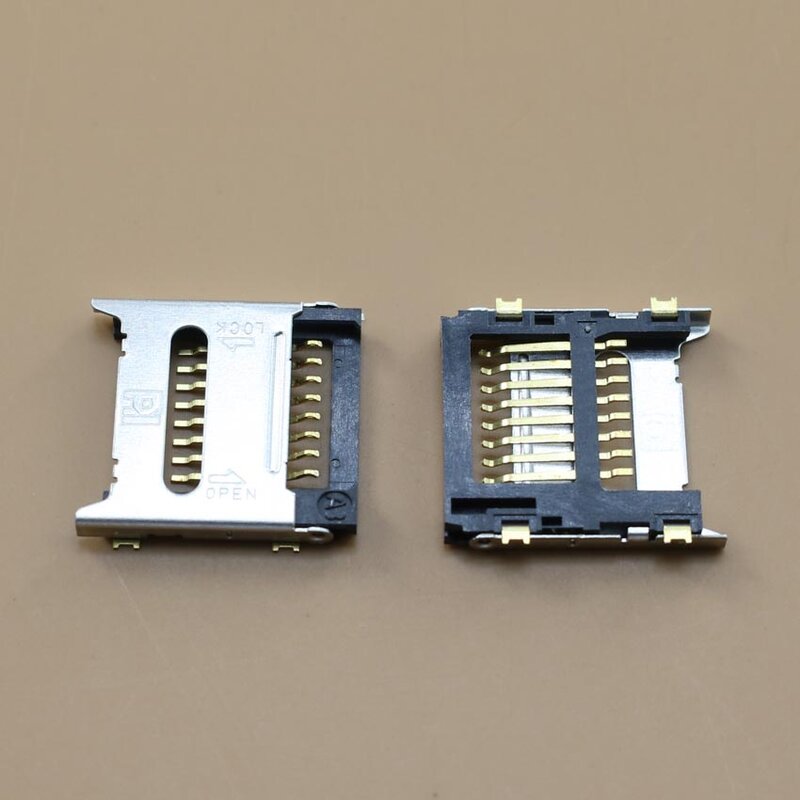 Yuxi-suporte para leitor de cartão micro sd + tf, conector com abertura de bandeja para celular.