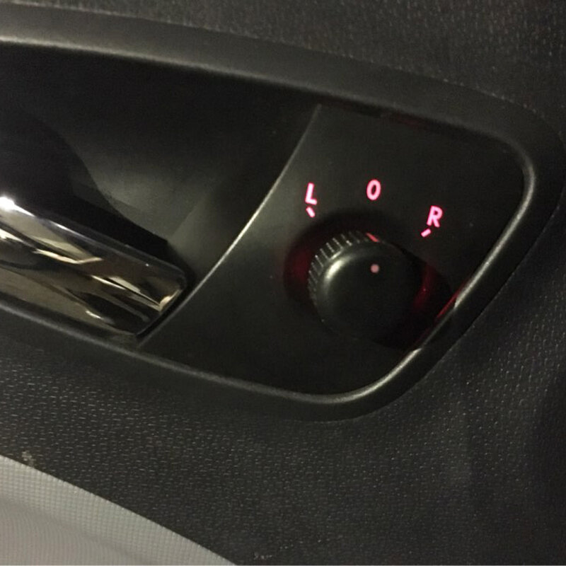 Espelho lateral exterior do carro ajustar o botão do interruptor, VW Seat Ibiza 2009-2015, 6J1 959 565 6J1959565, mais novo