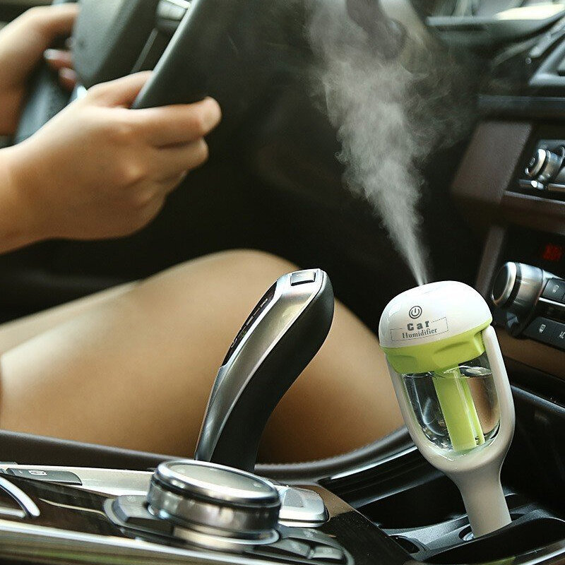 KBAYBO 12V Car Steam Humidifier Air Purifier Aroma Diffuser Essential oil diffuser Aromatherapy Mist Maker Fogger Mini diffuser