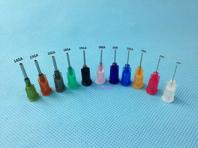 1000PCS/LOT  1/2-inch Fluid Precision Blunt Needle Dispense Tips ,Glue Dispensing Needle Tips
