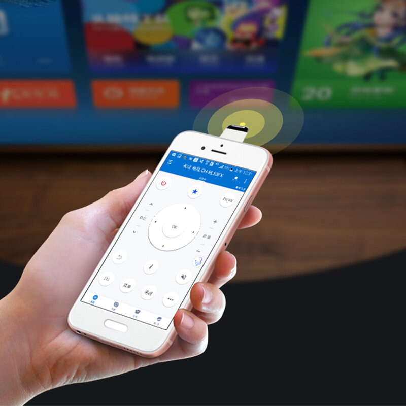 Micro Usb Type-C Interface Smart App Controle Mobiele Telefoon Afstandsbediening Draadloze Infrarood Apparaten Adapter Voor Tv Tv doos